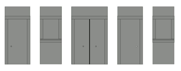 5 PC Door Set - Image 2