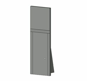 Door in 4′  X 10′ Hollywood Flat (Right)